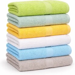 Soft and lightweight towel 6-piece set