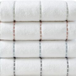 Alternative view of Pure Cotton Bath Towel — Made from 100% soft and absorbent pure cotton material. Features low linting and fade resistance; a medium-weight bathroom towel.