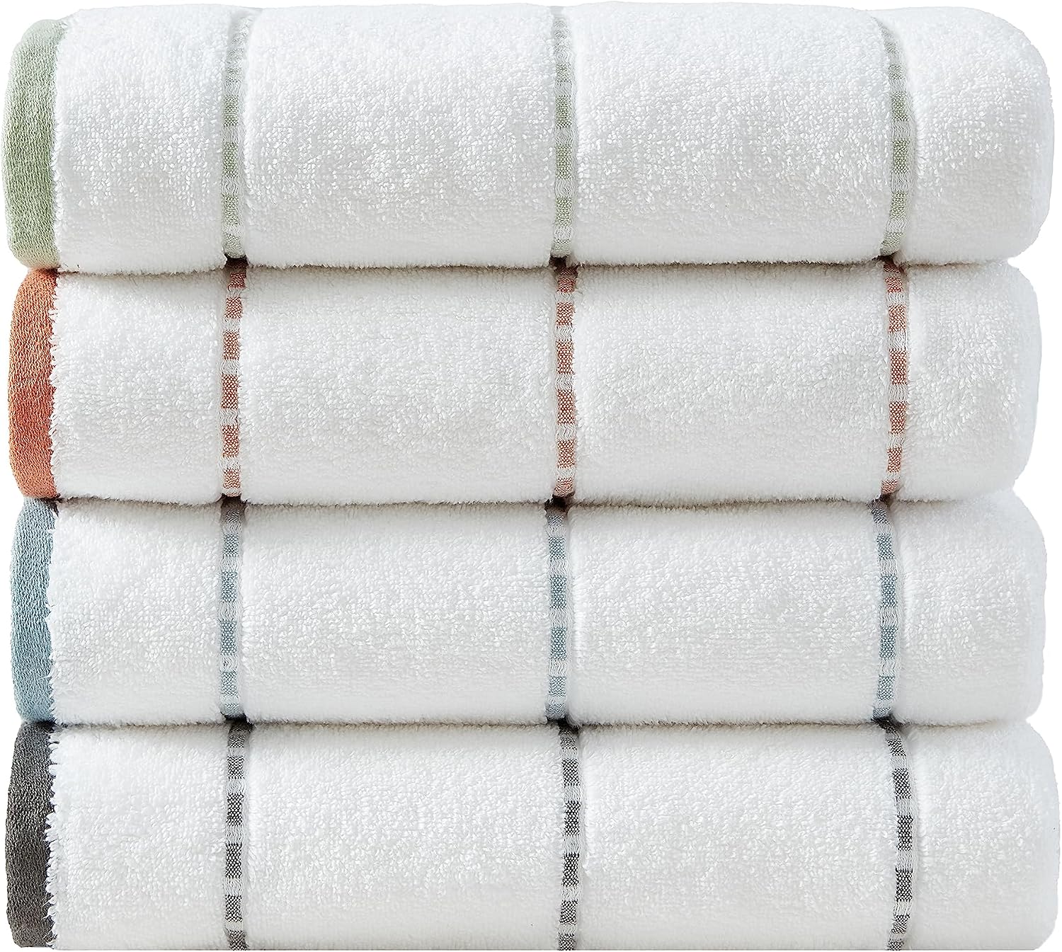 Pure Cotton Bath Towel — Made from 100% soft and absorbent pure cotton material. Features low linting and fade resistance; a medium-weight bathroom towel. - Image 2