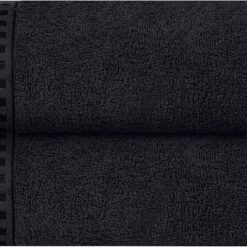 100% Pure Cotton 2-Pack Extra-Large Bath Towel Set (28 x 55 inches) — Exceptionally soft, highly absorbent, compact, and portable. Quick-drying and lightweight—the ideal choice for the gym, travel, camping, and the pool.