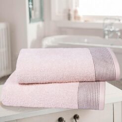 Alternative view of Ultra Soft 2 Pack Oversized Bath Towel Set 28x55 inches, 100% Cotton Large Bath Towels, Ultra Absorbant Compact Quickdry & Lightweight Towel, Ideal for Gym Travel Camp Pool - Pink