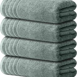Bamboo blend bath towel 4-piece set